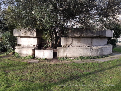 remaining Bastille tower